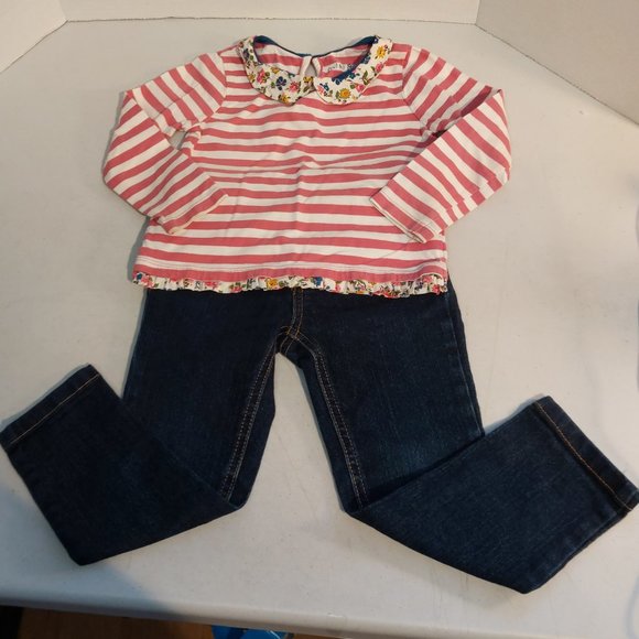 Toddler Girls Top and Jeans Size 3 - Picture 1 of 5